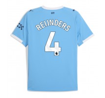 Manchester City Tijjani Reijnders #4 Koszulka Podstawowa 2025-26 Krótki Rękaw